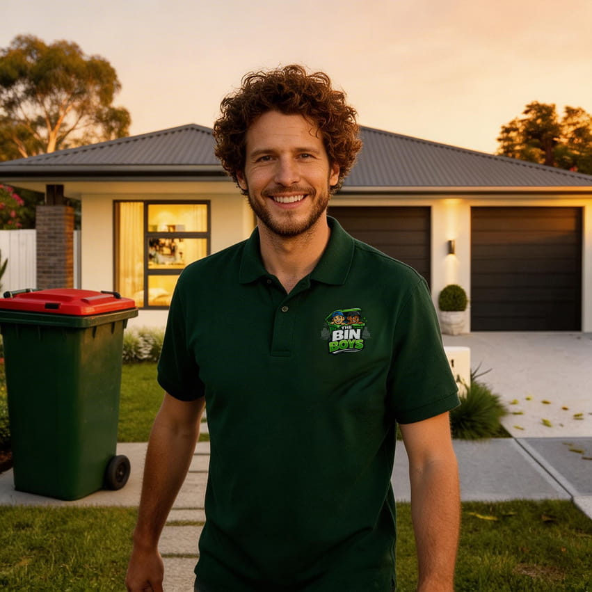 Bins being collected